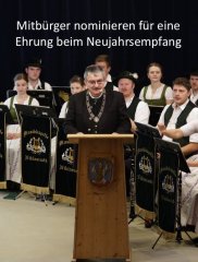 Ehrungen beim Neujahrsempfang