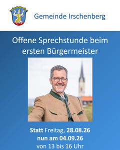 Bürgermeistersprechstunde September 2026